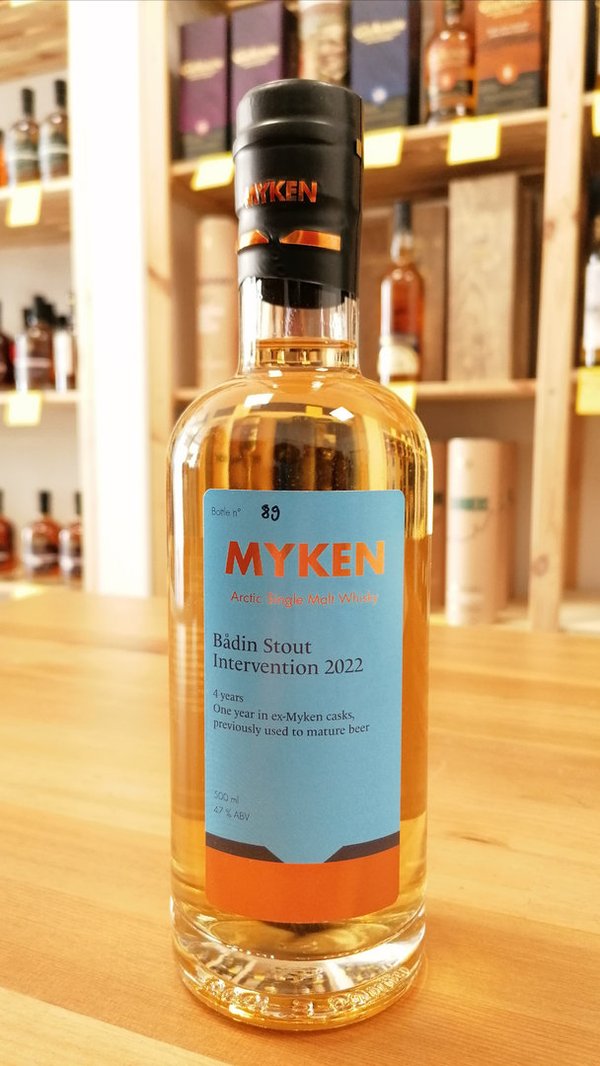 Bådin Stout Intervention - 4y - 2022 - Single Malt Whisky - MYKEN