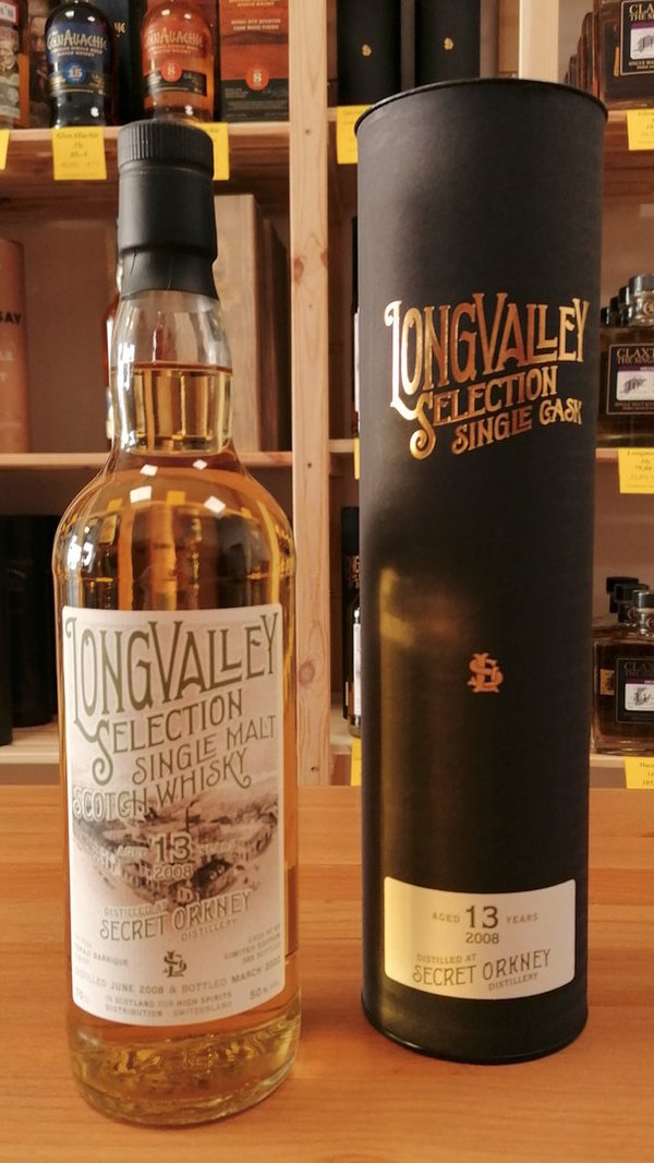 Long Valley Selection: Secret Orkney - Islands - 13y -2008 -  Single Malt Scotch Whisky - Langatun