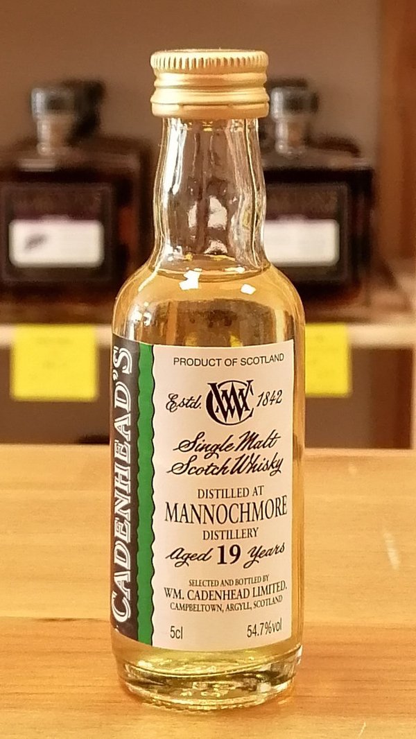 Mannochmore | Speyside | 19y | Single Malt Scotch Whisky | Cadenhead