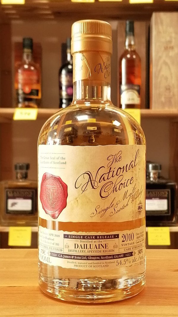 The National Choice: Dailuaine| Speyside | 13y | 2010 | Single Malt Scotch Whisky | Jack Wiebers