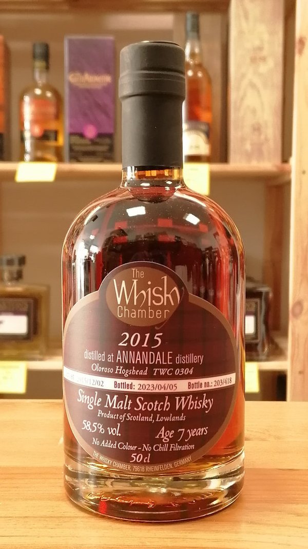 Annandale | Lowlands | 7y | 2015 | Single Malt Scotch Whisky | The Whisky Chamber
